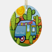 キャンピングトレーラーセラミックオーナメント セラミックオーナメント (右)