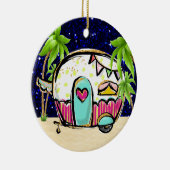 キャンピングトレーラー セラミックオーナメント (右)