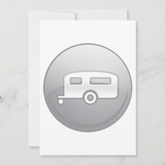 キャンピングトレーラー 招待状 (正面)