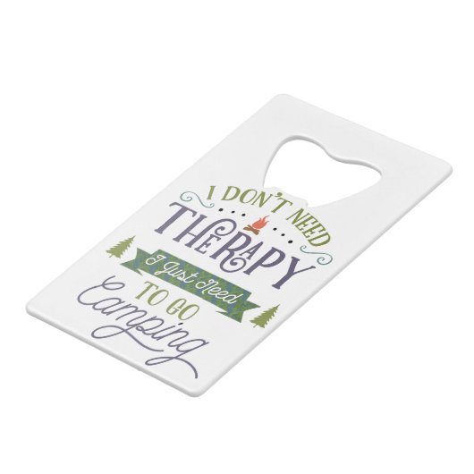 キャンピングノットセラピー クレジットカード栓抜き (正面アングル)