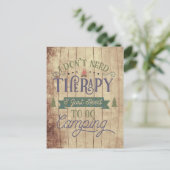 キャンピングノットセラピー ポストカード (スタンド正面)