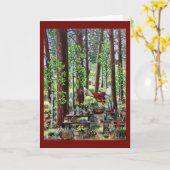 キャンピングノートカード カード (黄色い花)