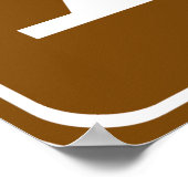 キャンピングハイウェイサイン ポスター (角)