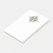 キャンピングハイキングアウトドアサマーキャンプコンパス ポストイット (アングル)