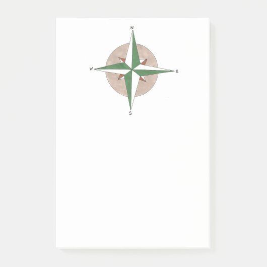 キャンピングハイキングアウトドアサマーキャンプコンパス ポストイット (正面)