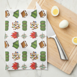 キャンピングハイキングアウトドアサマーキャンプタオル キッチンタオル