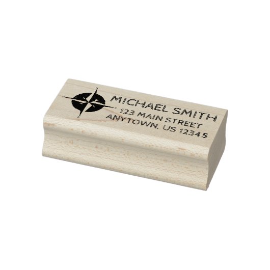 キャンピングハイキングコンパスサマーキャンプアドレス ラバースタンプ (スタンプ)