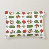 キャンピングハイキング登山サマーキャンプアウトドア アクセントクッション (正面)