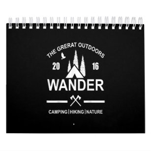 キャンピングハイキング自然アウトドアハイキングキャンピング カレンダー