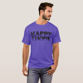 キャンピングハッピーキャンパー家族 Tシャツ (正面フル)