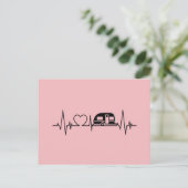 キャンピングハートビートポストカード ポストカード (スタンド正面)