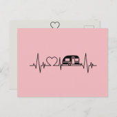 キャンピングハートビートポストカード ポストカード (正面/裏面)