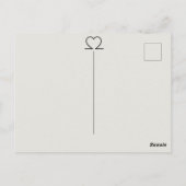 キャンピングハートビートポストカード ポストカード (裏面)