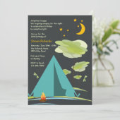 キャンピングバイナイト招待状 招待状 (スタンド正面)