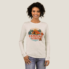 キャンピングバイブス アドベンチャー 長袖シャツ トライブレンドＴシャツ