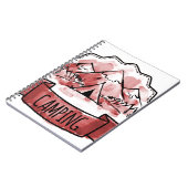 キャンピングバッジ ノートブック (左側)