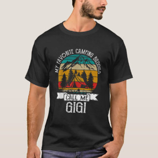 キャンピングバディズコール私キャンピングギキャンパー Tシャツ