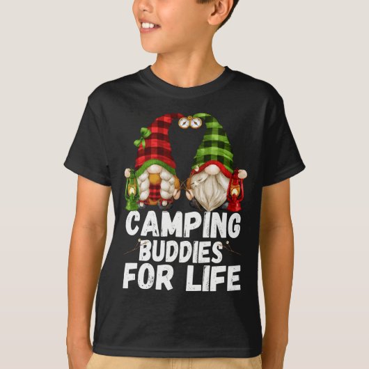 キャンピングバディfor Life - おもしろい格言物- Cam Tシャツ (正面)