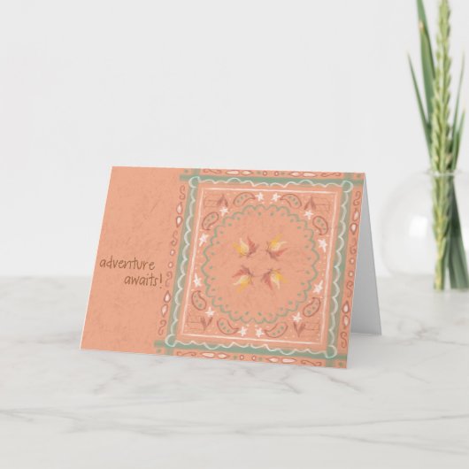 キャンピングバンダナカード サンキューカード (正面)