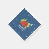 キャンピングバースデーパーティナプキン スタンダードカクテルナプキン (角)