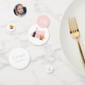 キャンピングバースデーパーティピンクテントフォト コンフェッティ (グループ)