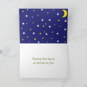 キャンピングバースデーパーティースリーポバーカーキグリーン カード (内部)