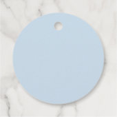 キャンピングバースデーパーティーブルーテントハッピーキャンパー フェイバータグ (裏面)