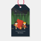 キャンピングバースデーパーティー ギフトタグ (裏面)