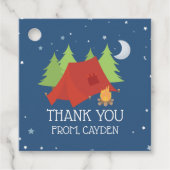 キャンピングバースデーパーティー フェイバータグ (正面)