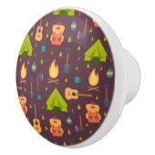 キャンピングパターカッコいいンアウトドリーデザイン セラミックノブ (右)