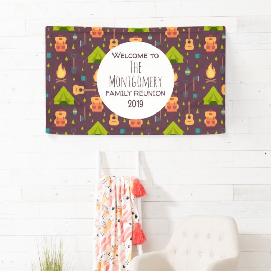 キャンピングパタークールンアウトドアシーファミリー懇親会 横断幕 (インサイチュ)