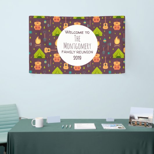 キャンピングパタークールンアウトドアシーファミリー懇親会 横断幕 (トレードショー)