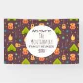 キャンピングパタークールンアウトドアシーファミリー懇親会 横断幕 (横)