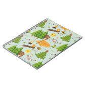 キャンピングパターン ノートブック (左側)