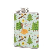 キャンピングパターン フラスク (左)