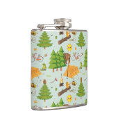 キャンピングパターン フラスク (右)