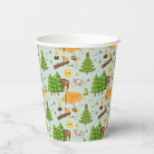 キャンピングパターン 紙コップ (裏面)