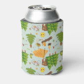 キャンピングパターン 缶クーラー (缶裏面)