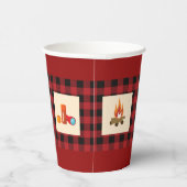キャンピングパーソナライズされたパーティー 紙コップ (右)