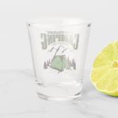 キャンピングパーソナライズされたファミリーキャンプトリップアドベンチャー ショットグラス (裏面)