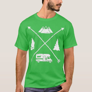 キャンピングヒップスターRV Tシャツ