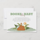 キャンピングピクニックベビーシャワーブックベビーカード 招待状 (正面)