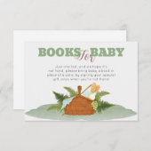 キャンピングピクニックベビーシャワーブックベビーカード 招待状 (正面/裏面)