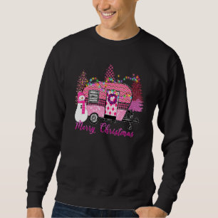 キャンピングピンクビークル クリスマスアグレイスウェットシャツ Xmas T スウェットシャツ