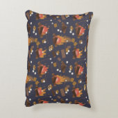 キャンピングファイアアウトドアアドベンチャー&マーシュマローズ アクセントクッション (裏面(縦))