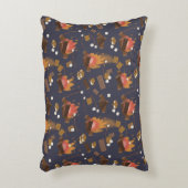 キャンピングファイアアウトドアアドベンチャー&マーシュマローズ アクセントクッション (正面(垂直))