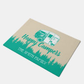 キャンピングファミリーハッピーキャンパートレーラー&フォレスト ドアマット (アングル)