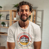 キャンピングファミリーバケーションRVロードトリップマッチング トライブレンドTシャツ