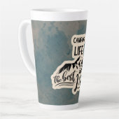 キャンピングファン カフェラテマグ (左アングル)