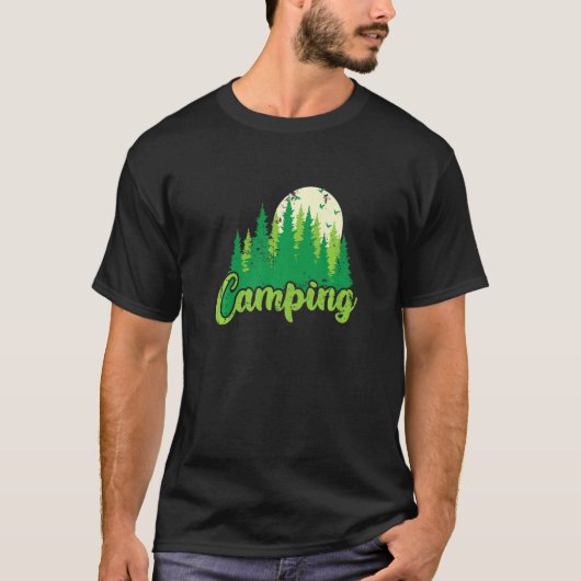 キャンピングフォレストキャンプ Tシャツ (正面)